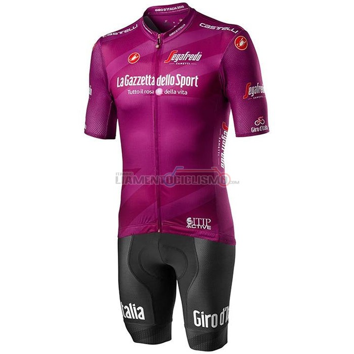 Abbigliamento Ciclismo Giro d'Italia Manica Corta 2020 Fuxia